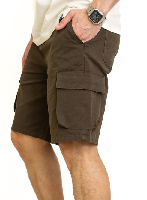 Dark Oily Cargo Short - Khotwh